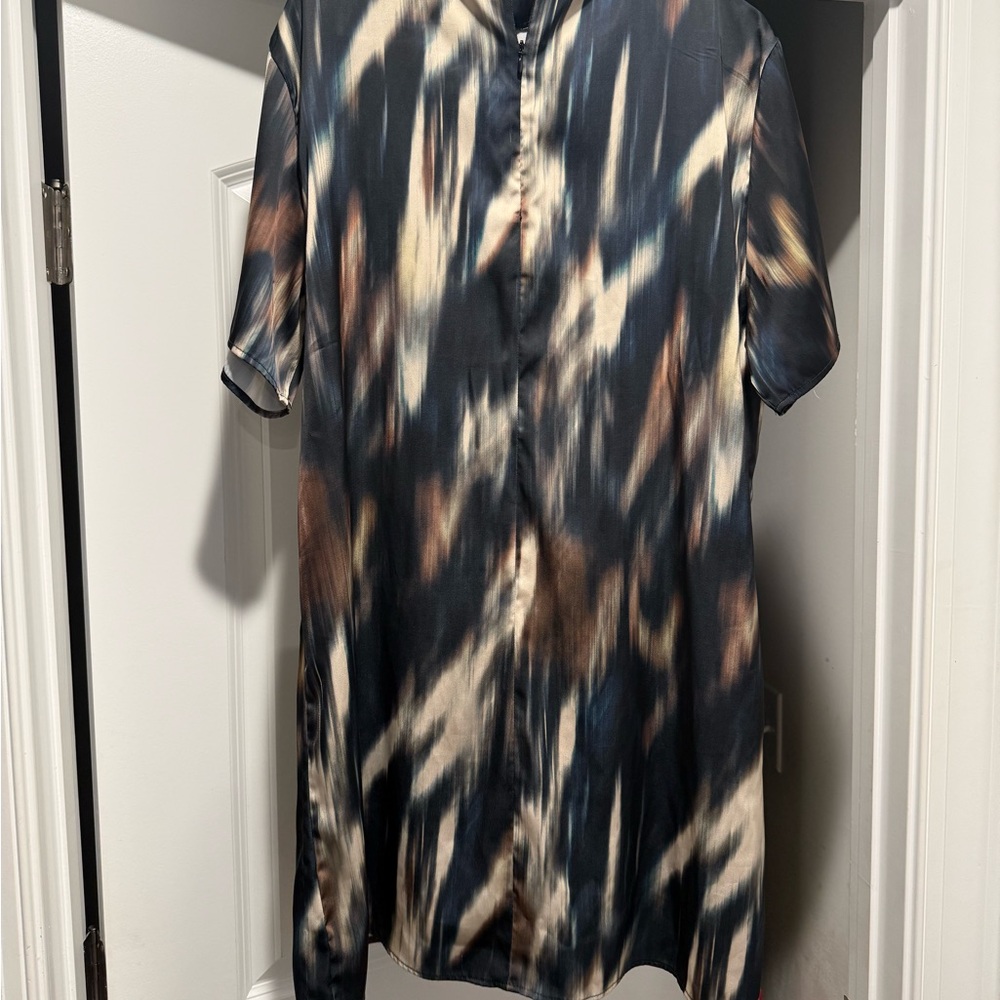 H &M Women’s Multicolor Patterned Shirt-Dress